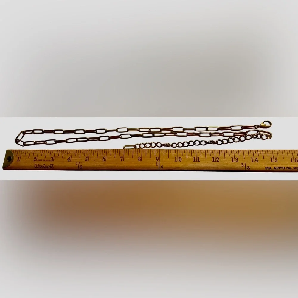 2 New! Two 2 Metal Chain Belts Silver Gold Link Belts